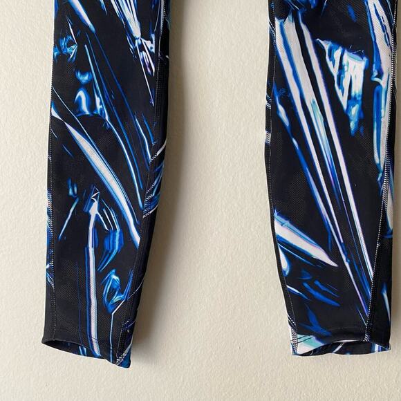 Nike Dri fit sz S blue‎ abstract yoga athletic leggings - Picture 6 of 10